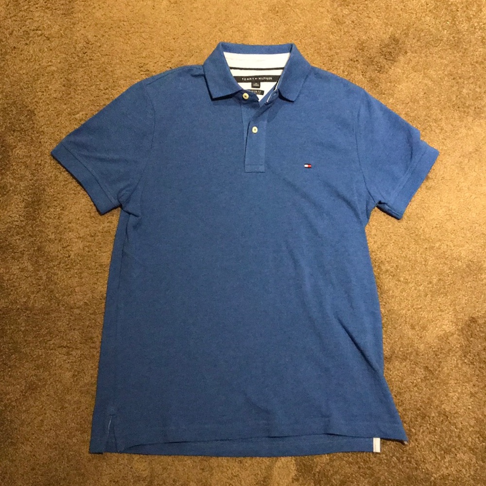 Tommy Hilfiger Polo (Blue) - Size S